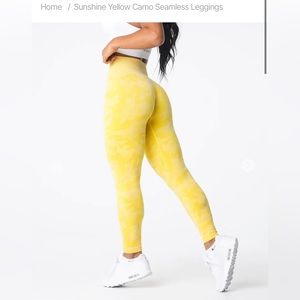 NVGTN Sunshine Yellow Leggings - Small